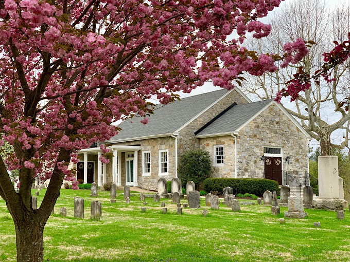 Church in spring